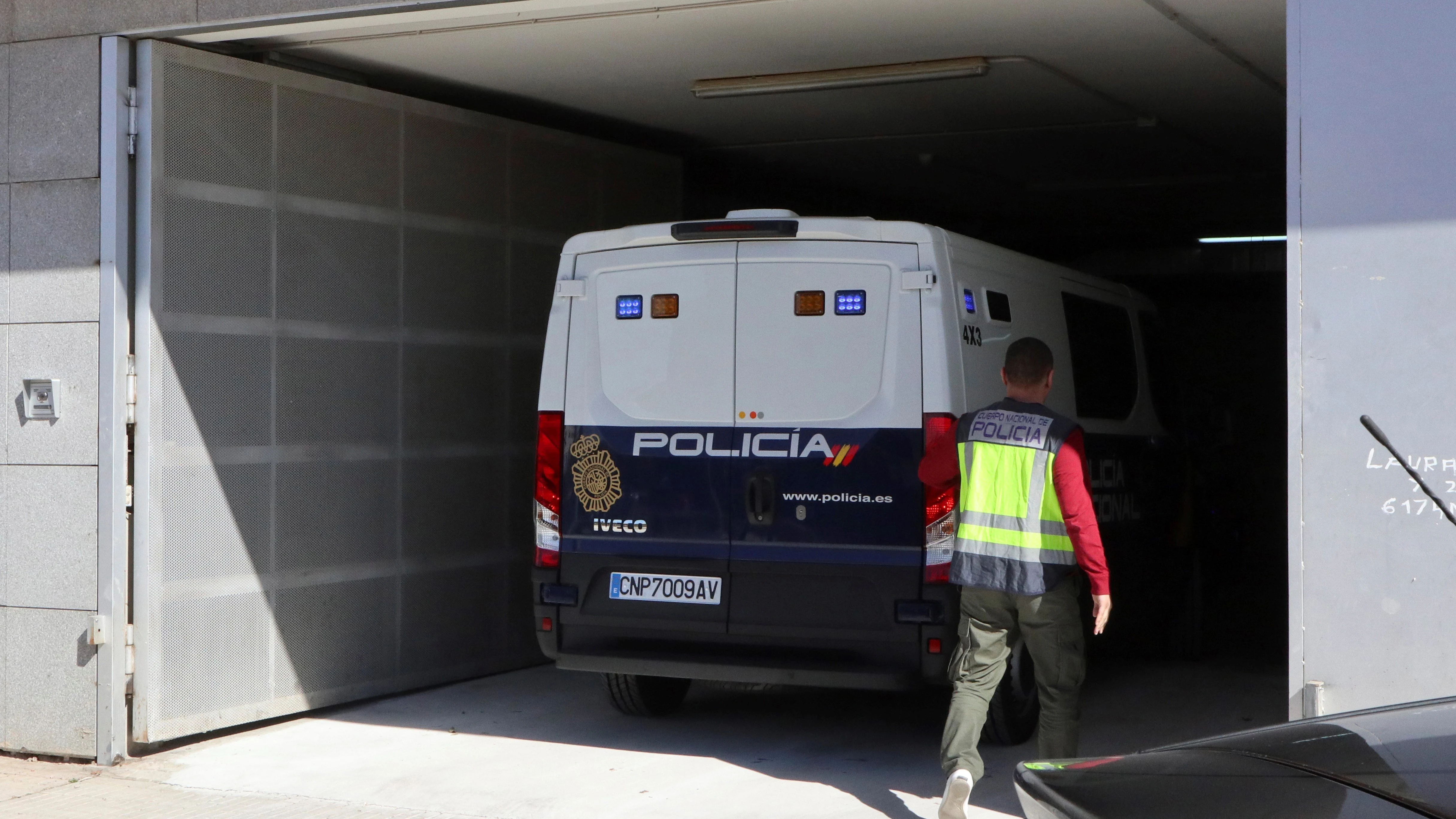 Un furgón policial en una imagen de archivo Un furgón policial en una imagen de archivo