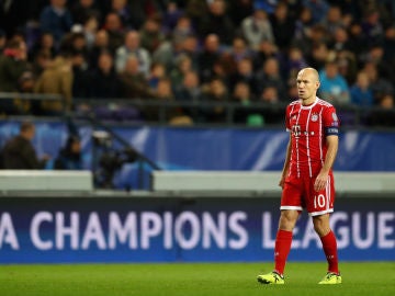 Arjen Robben, durante un partido de Champions Arjen Robben, durante un partido de Champions
