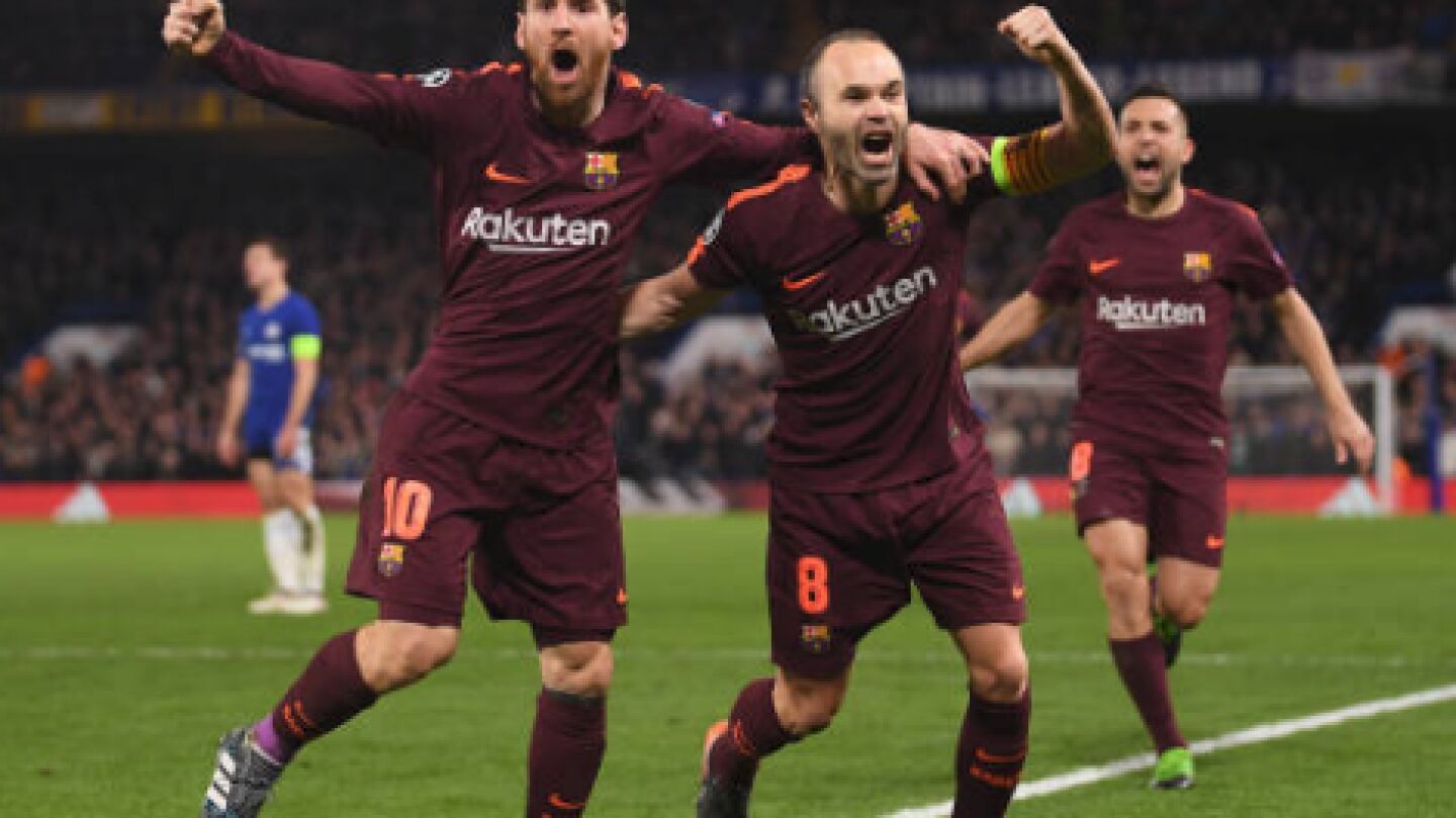 MESSI e INIESTA