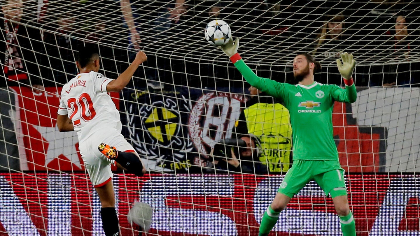 El parad&oacute;n de De Gea a Muriel