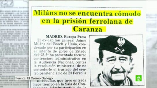 Los golpistas del 23F vivieron en la c&aacute;rcel con mayordomo, marisco y vinos de reserva