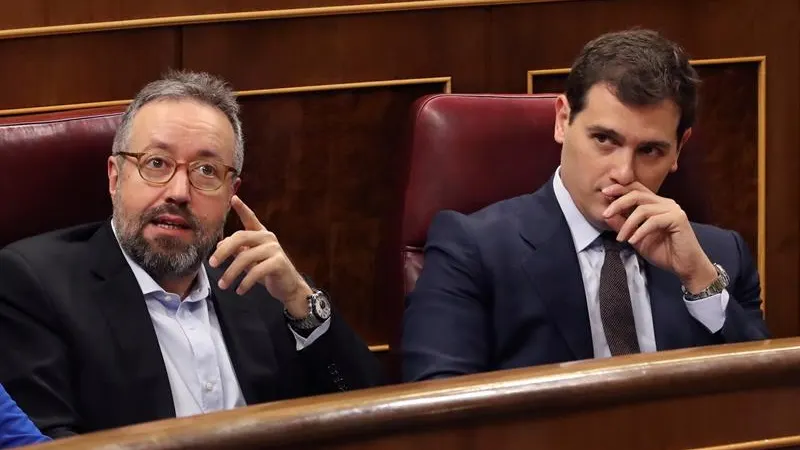 Albert Rivera y Juan Carlos Girauta en una imagen de archivo