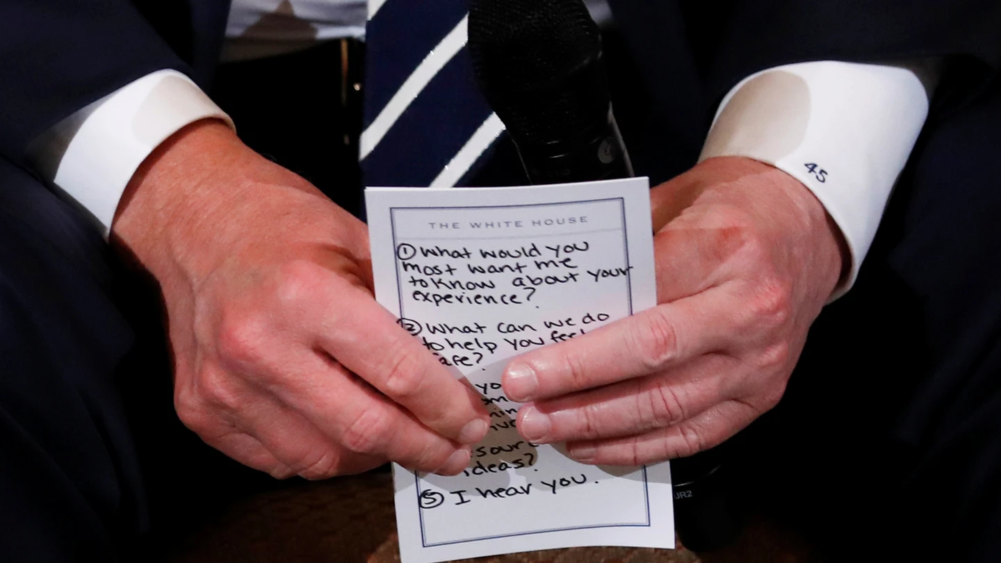 Las notas de Trump Las notas de Trump