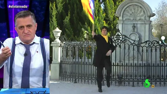 Joaquín Reyes, como Carles Puigdemont Joaquín Reyes, como Carles Puigdemont