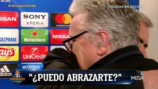 Mourinho abrazó a un periodista que le preguntó por McTominay y no por Pogba Mourinho abrazó a un periodista que le preguntó por McTominay y no por Pogba