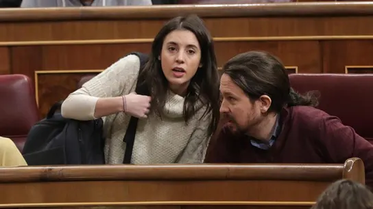 Pablo Iglesias e Irene Montero Pablo Iglesias e Irene Montero