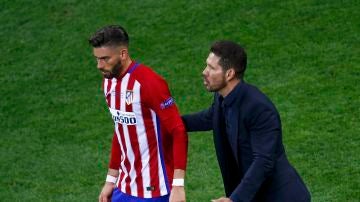 Carrasco y el 'Cholo' Simeone