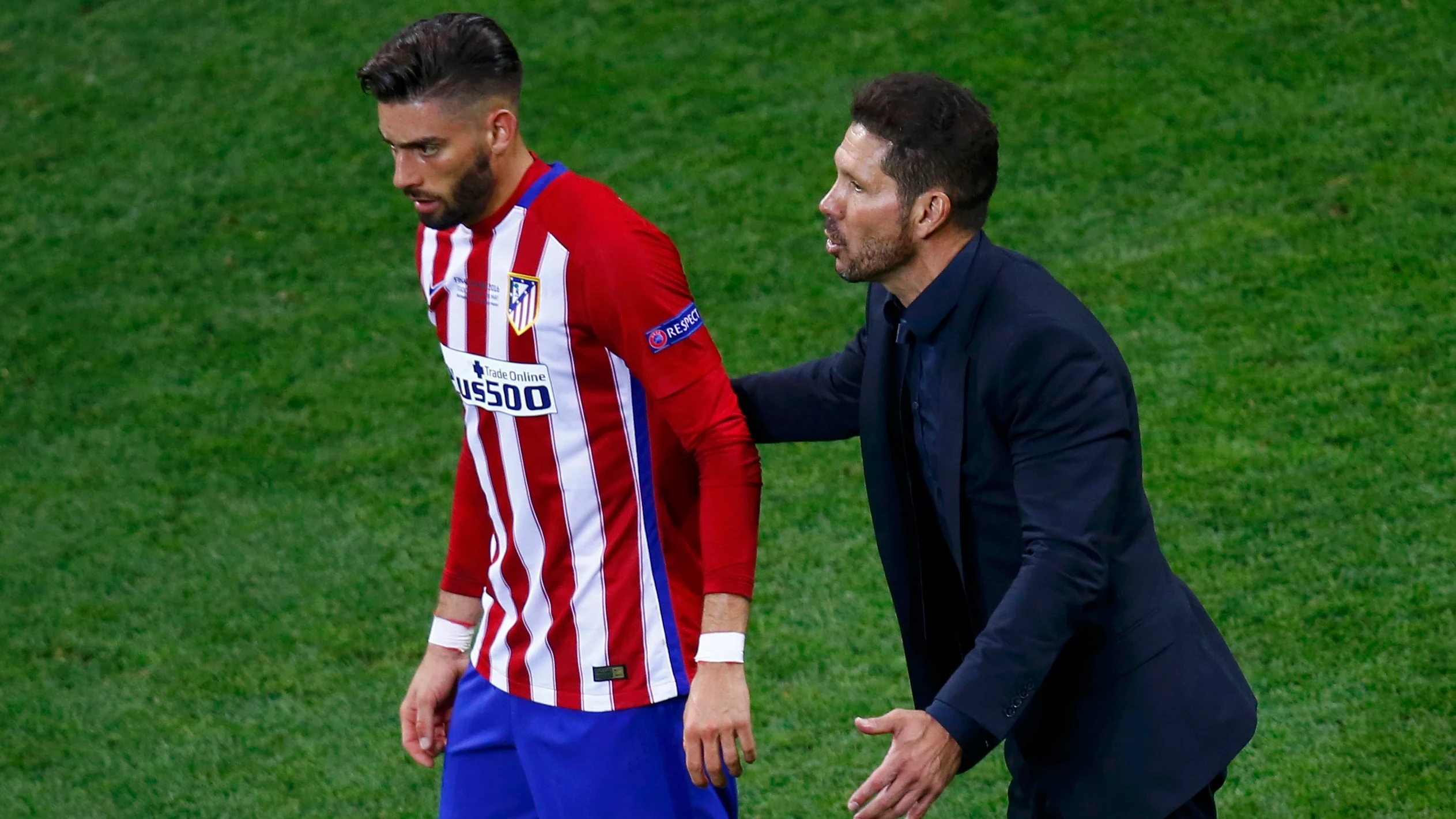 Carrasco y el 'Cholo' Simeone