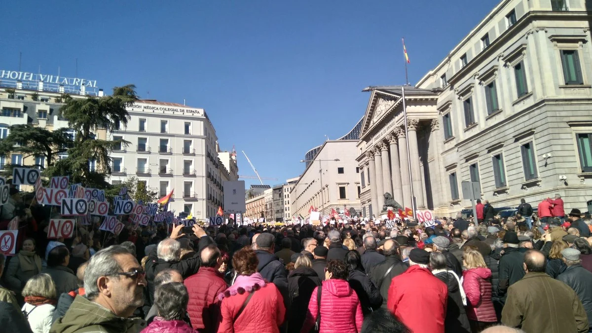 Manifestaciones en todas las capitales para defender unas pensiones dignas