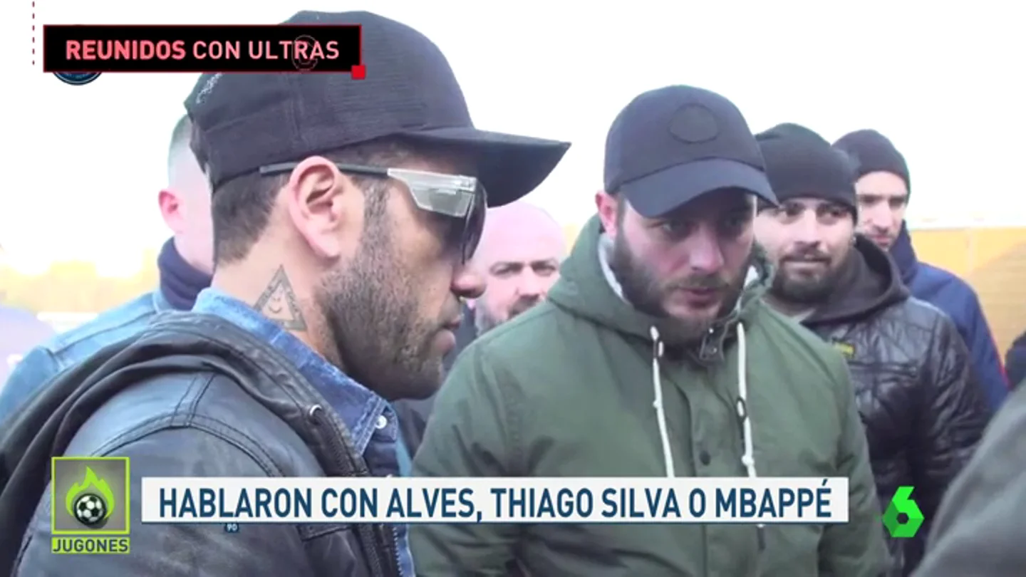Los jugadores del PSG se reúnen con los ultras antes del partido de vuelta contra el Madrid Los jugadores del PSG se reúnen con los ultras antes del partido de vuelta contra el Madrid