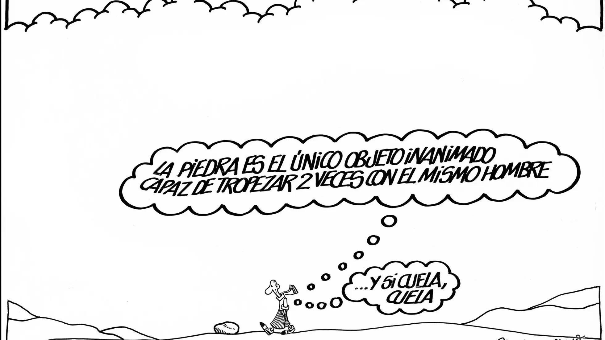 La última viñeta de Antonio Fraguas 'Forges'