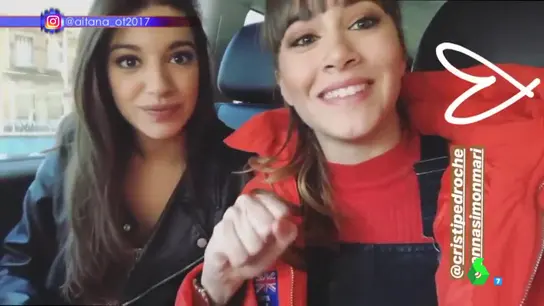El mensaje de Aitana y Ana Guerra a Cristina Pedroche y Anna Simon antes de hacer 'Lo malo' en TCMS El mensaje de Aitana y Ana Guerra a Cristina Pedroche y Anna Simon antes de hacer 'Lo malo' en TCMS