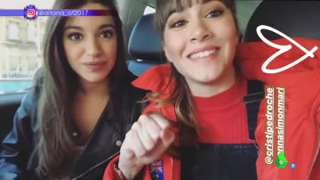 El mensaje de Aitana y Ana Guerra a Cristina Pedroche y Anna Simon antes de hacer 'Lo malo' en TCMS