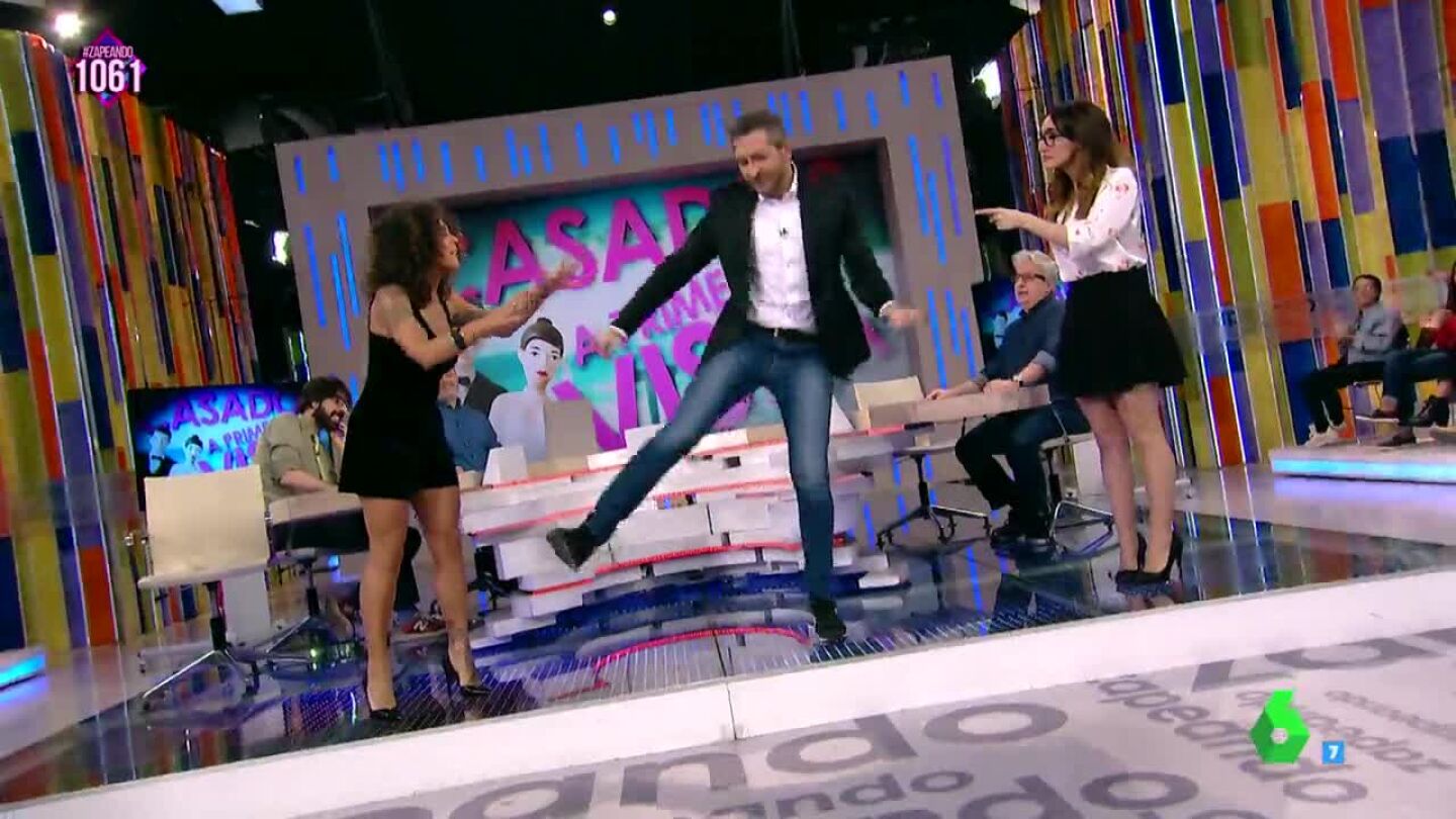 Frank Blanco baila en Zapeando
