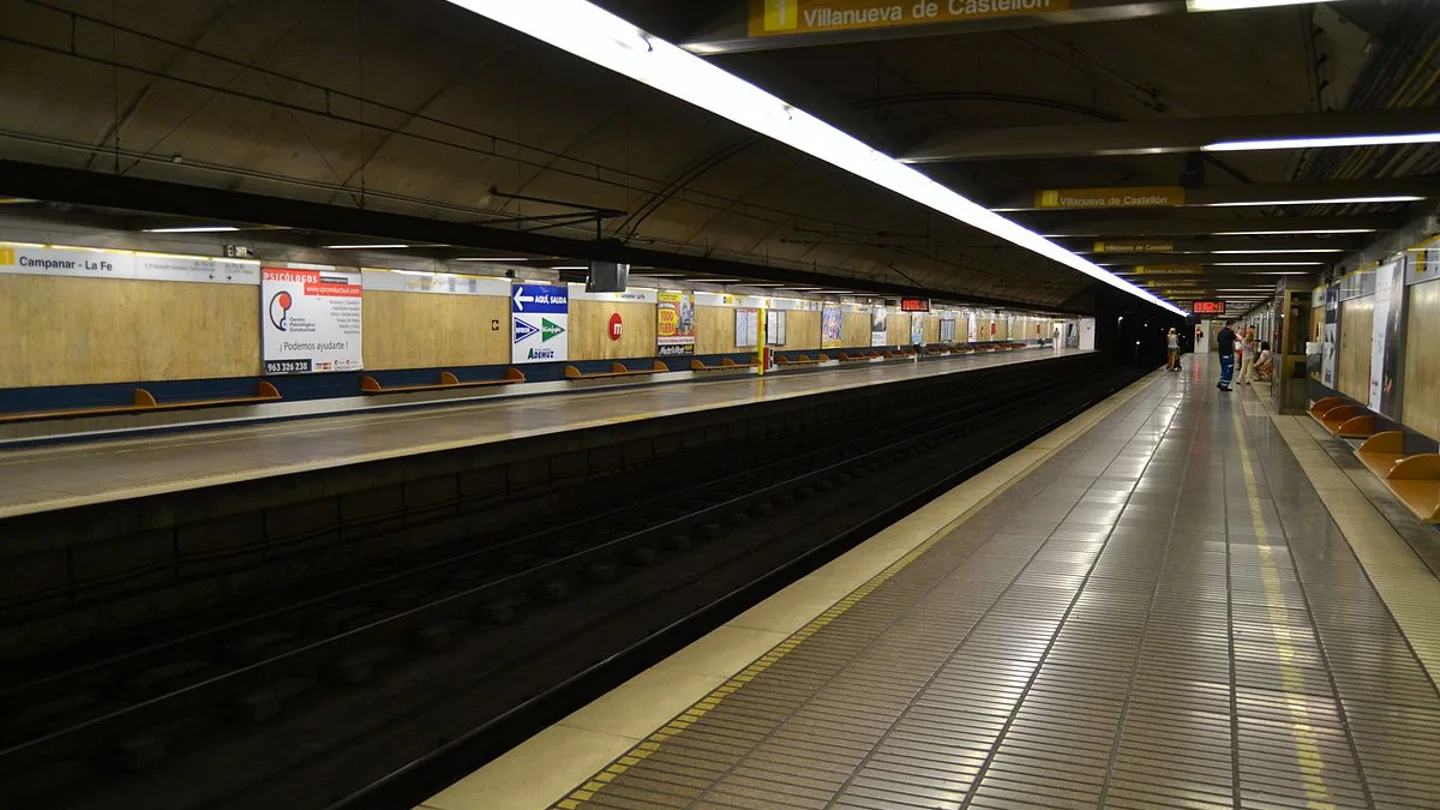 La estación de Campanar-La Fe de Metro de Valencia La estación de Campanar-La Fe de Metro de Valencia