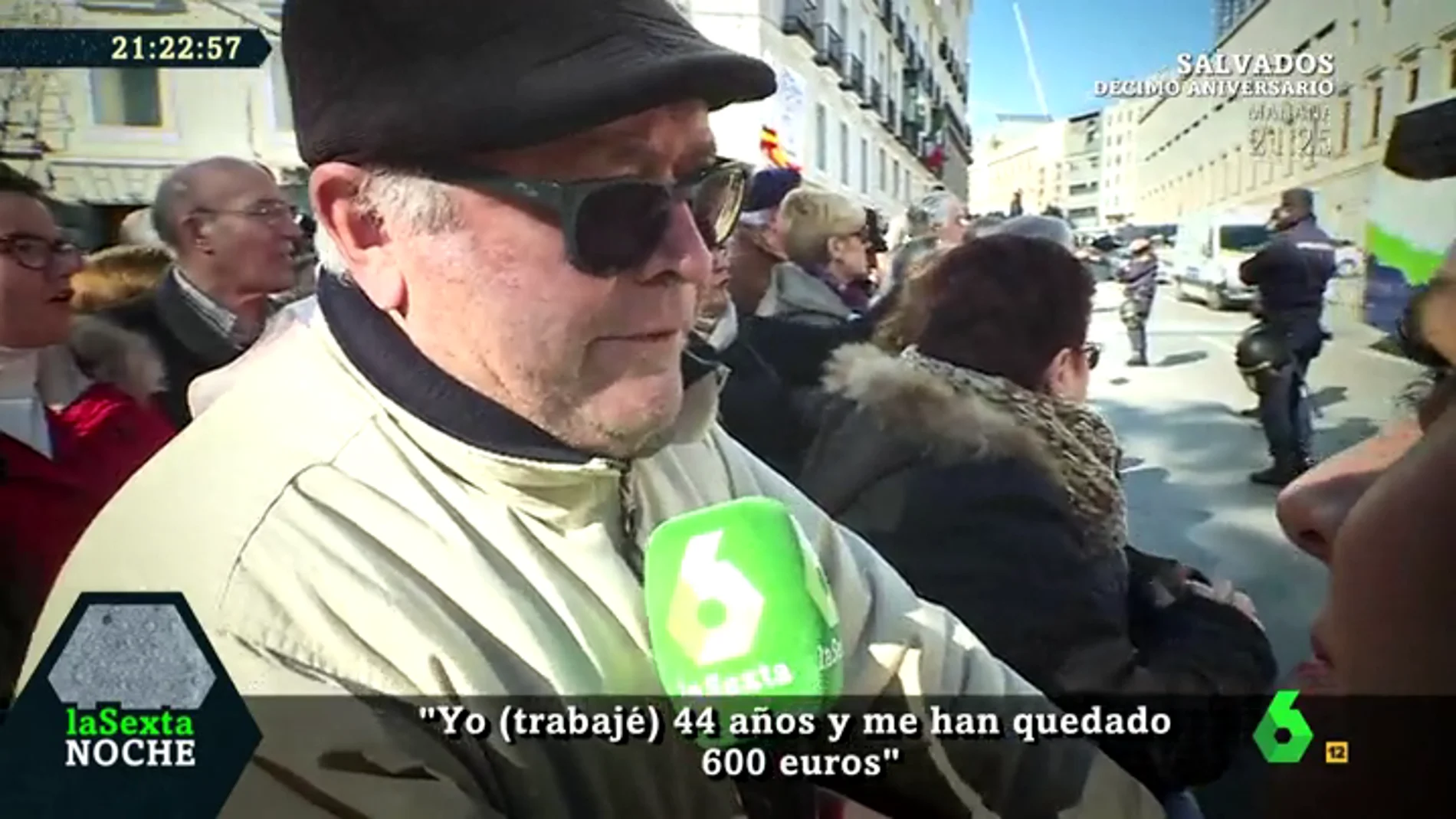 Antonio cobra 600 euros de pensión