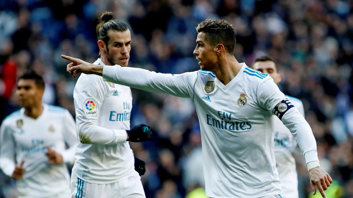 Cristiano celebra el 1-0 ante el Alavés Cristiano celebra el 1-0 ante el Alavés