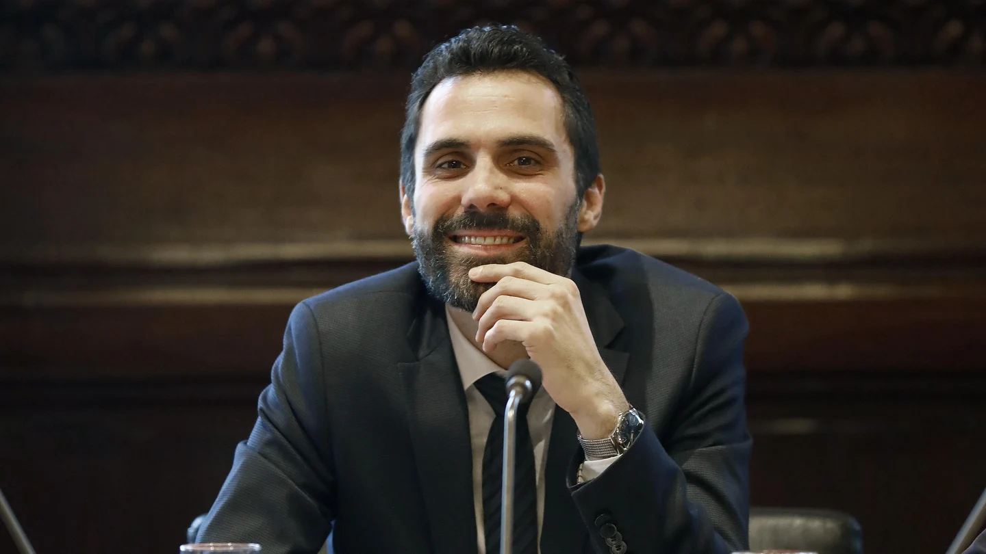 El presidente del Parlament, Roger Torrent El presidente del Parlament, Roger Torrent