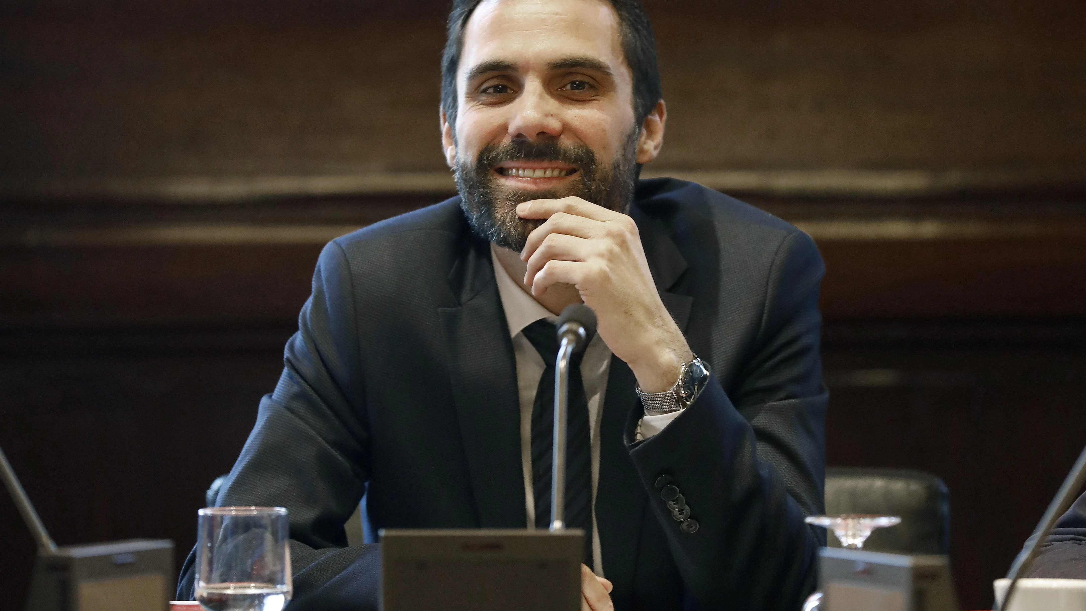 El presidente del Parlament, Roger Torrent