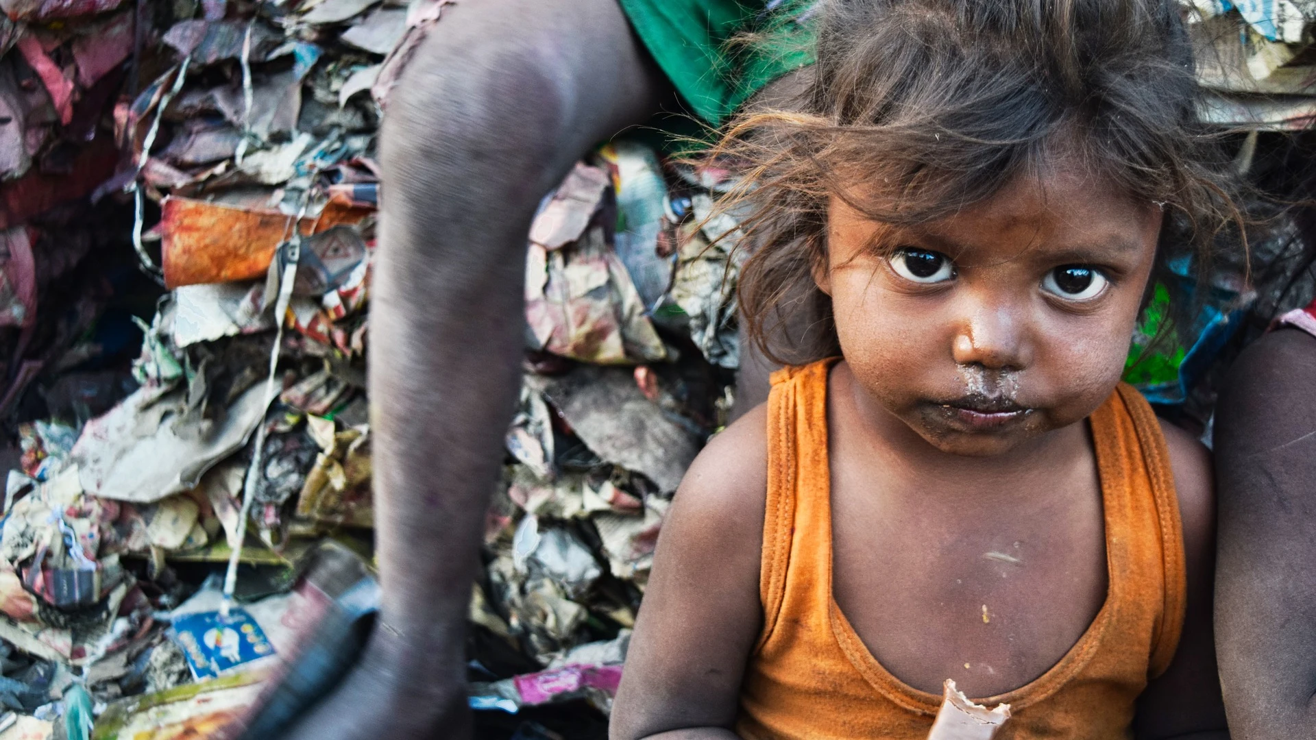 Una niña en India