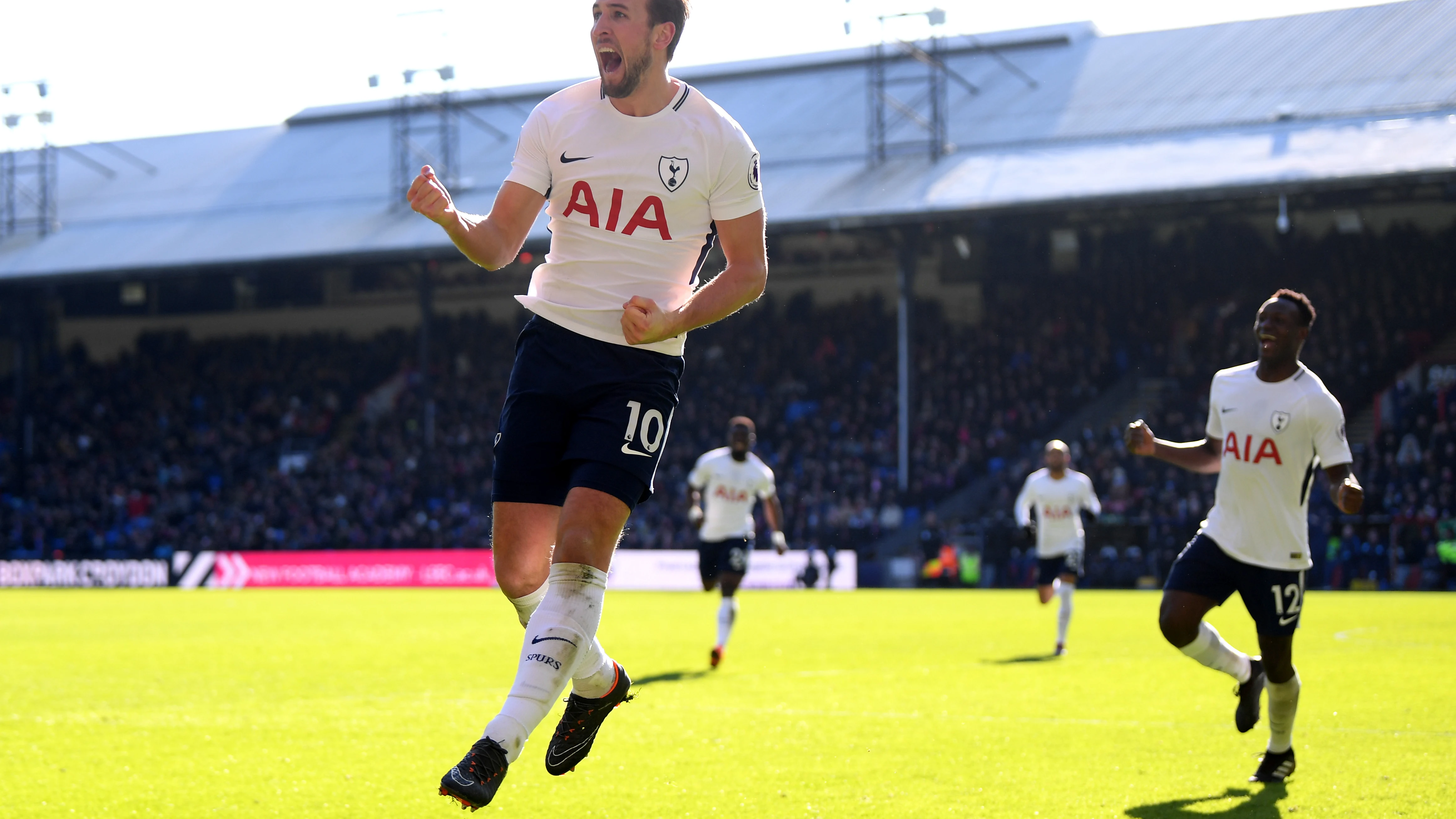 Harry Kane celebra su gol ante el Crystal Palace