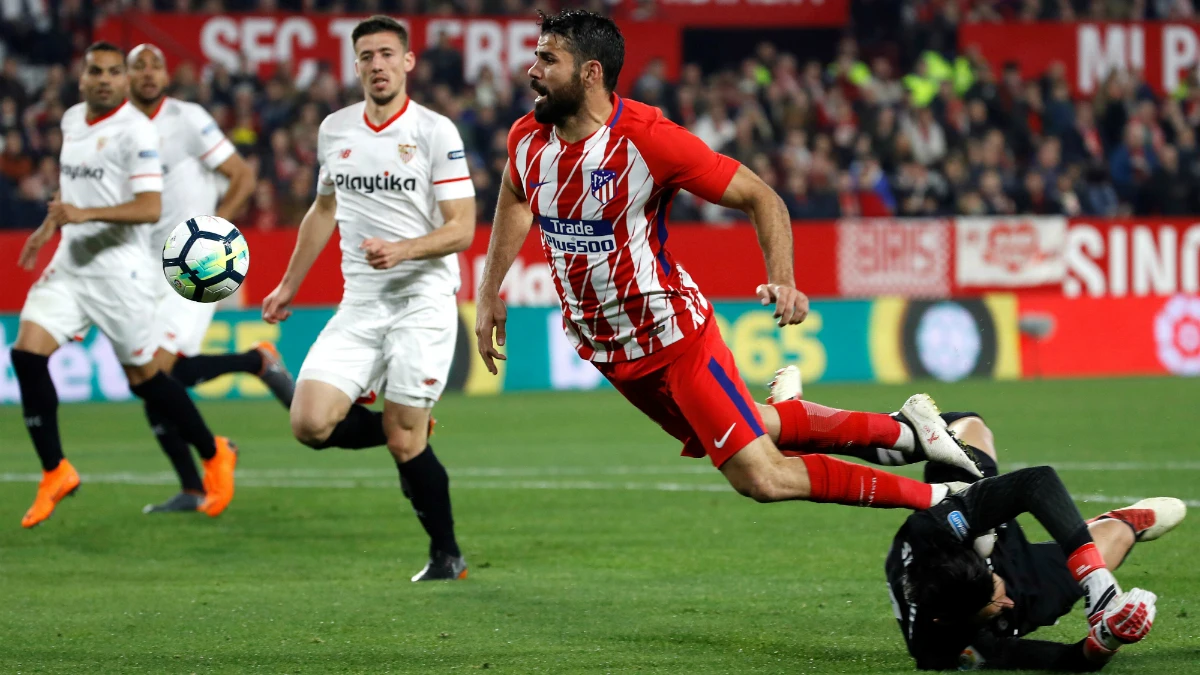 Penalti de Sergio Rico a Diego Costa