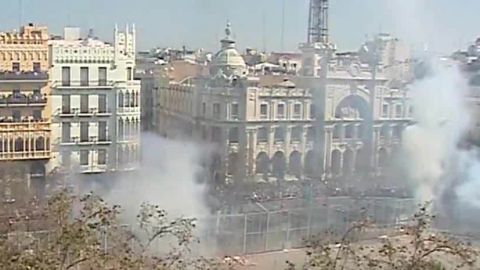 Mascletà en Valencia