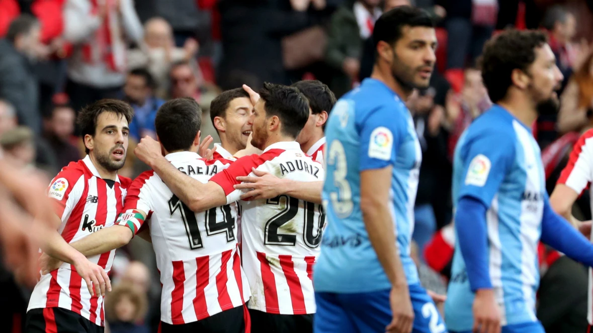 El Athletic celebra un gol