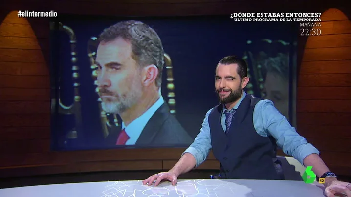 El análisis de Dani Mateo de la cena en el Mobile Congress: "Torrent ha tenido suerte de que el rey sea Borbón y no Lannister" El análisis de Dani Mateo de la cena en el Mobile Congress: "Torrent ha tenido suerte de que el rey sea Borbón y no Lannister"