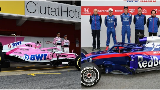 Force India y Toro Rosso presentan sus monoplazas para 2018 Force India y Toro Rosso presentan sus monoplazas para 2018