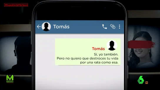 Los mensajes de Maje sobre su marido con uno de sus amantes Los mensajes de Maje sobre su marido con uno de sus amantes