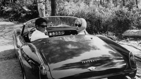 Ferrari 250 GT SWB California Spider_Alain Delon & Jane Fonda_