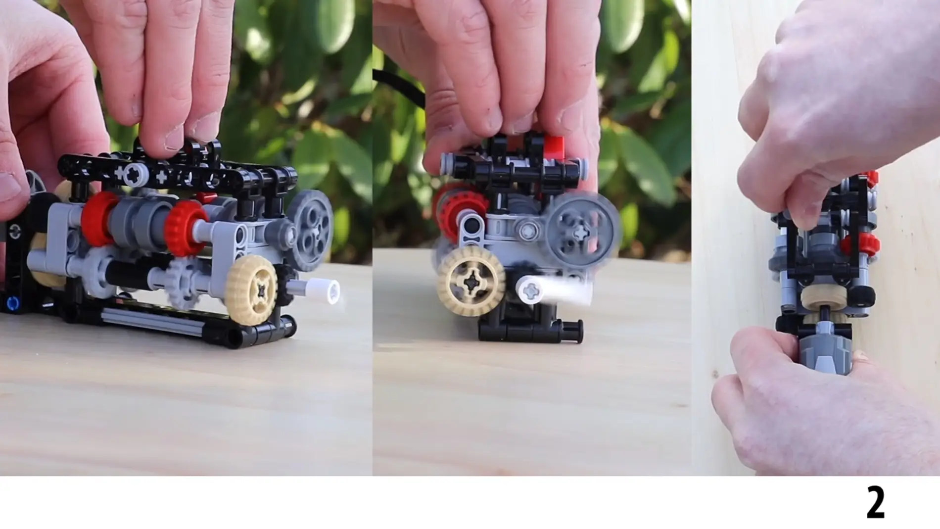 De locos! Crea con LEGO una caja de cambios de 6 marchas completamente  funcional
