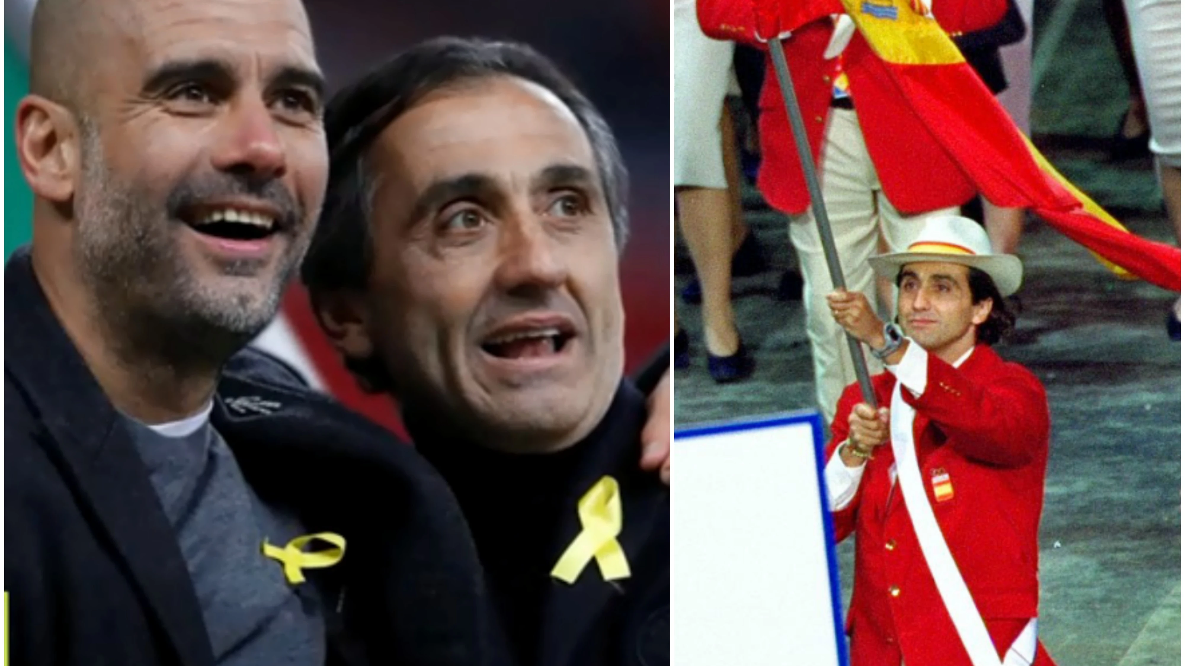Manel Estiarte cambia la bandera de España por el lazo amarillo