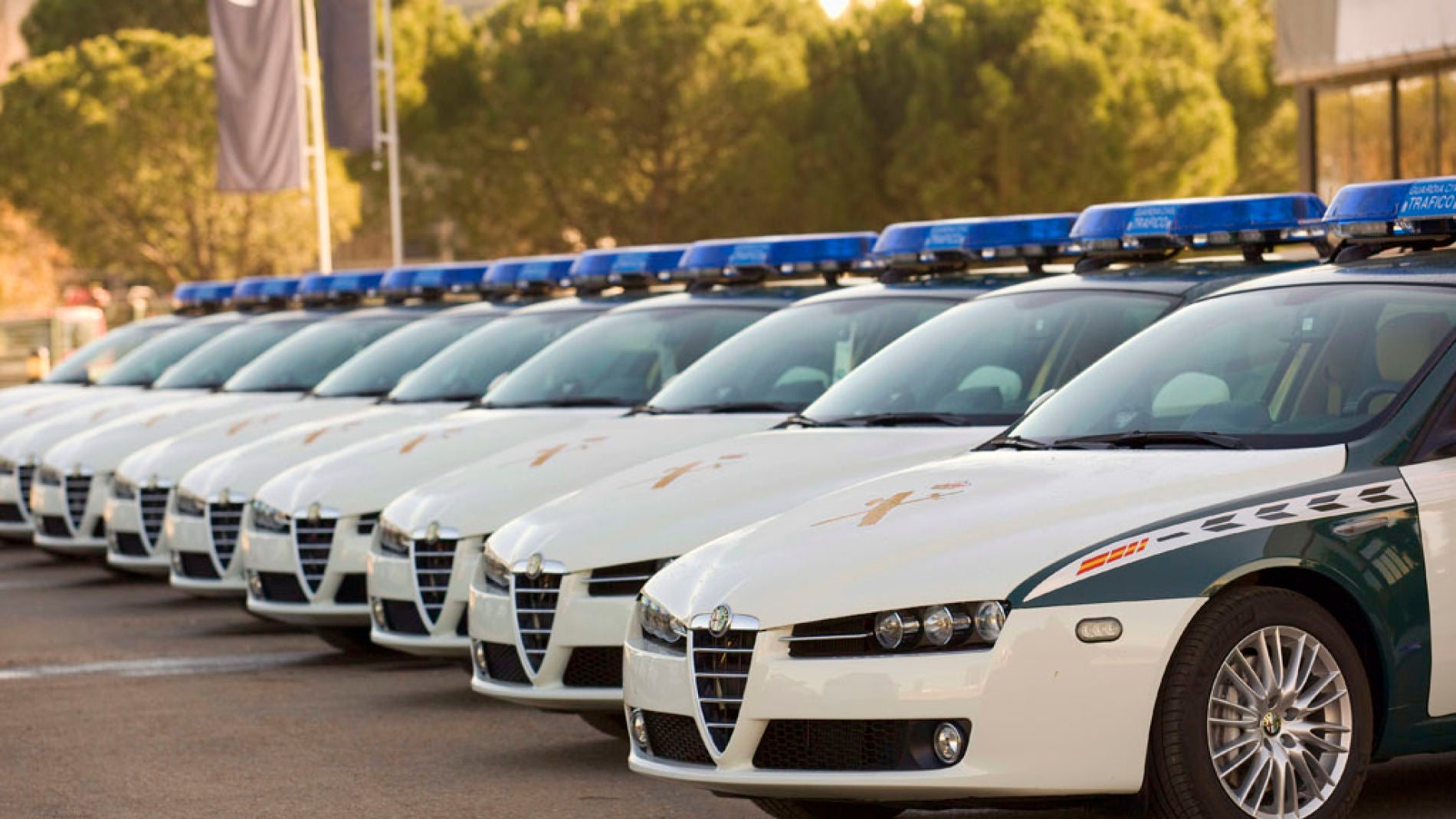 Imagen de archivo de veh&iacute;culos de la Guardia Civil