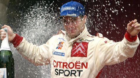 Sébastien Loeb Rally Alemania 2002 Podio