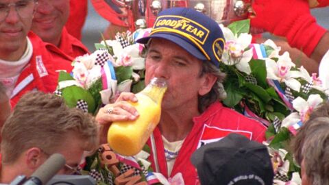 Emerson Fittipaldi Zumo de Naranja Indy 500 1993