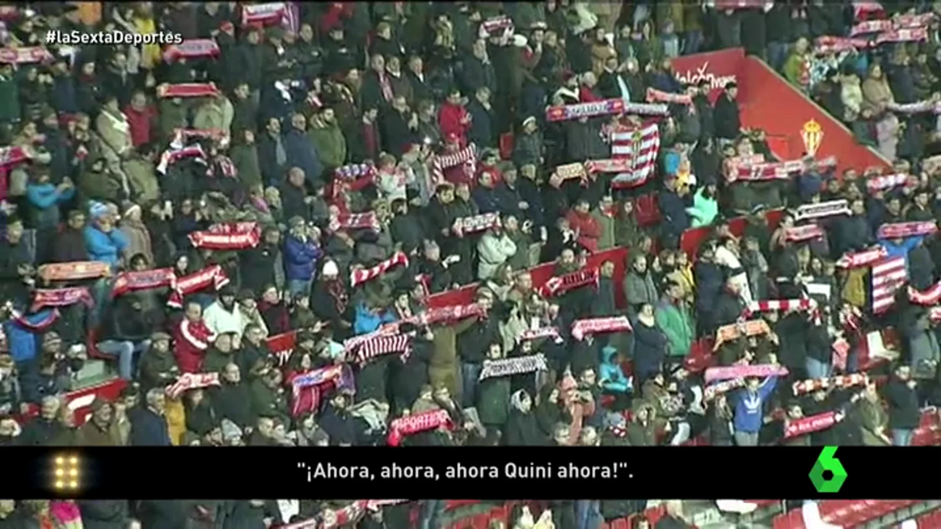 Miles de aficionados en El Molinón despiden a Quini en un emotivo funeral