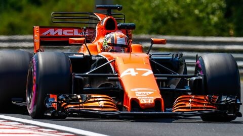 Lando Norris F1 Test Hungaroring 2017