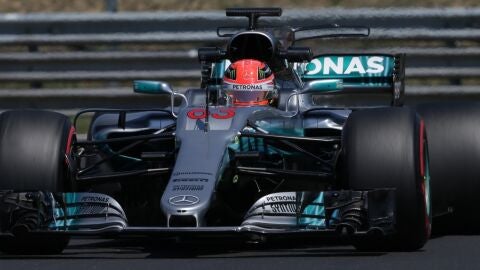 George Russell F1 Test Hungaroring 2017