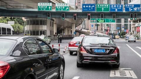 Zweite Etappe des Intelligent World Drive: Auf dem Weg zum autonomen Fahren: Mercedes-Benz auf automatisierter Testfahrt in der Millionenmetropole Shanghai