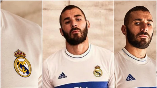 Benzema anuncia la nueva camiseta del Real Madrid Benzema anuncia la nueva camiseta del Real Madrid