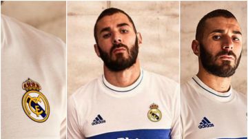 Benzema anuncia la nueva camiseta del Real Madrid