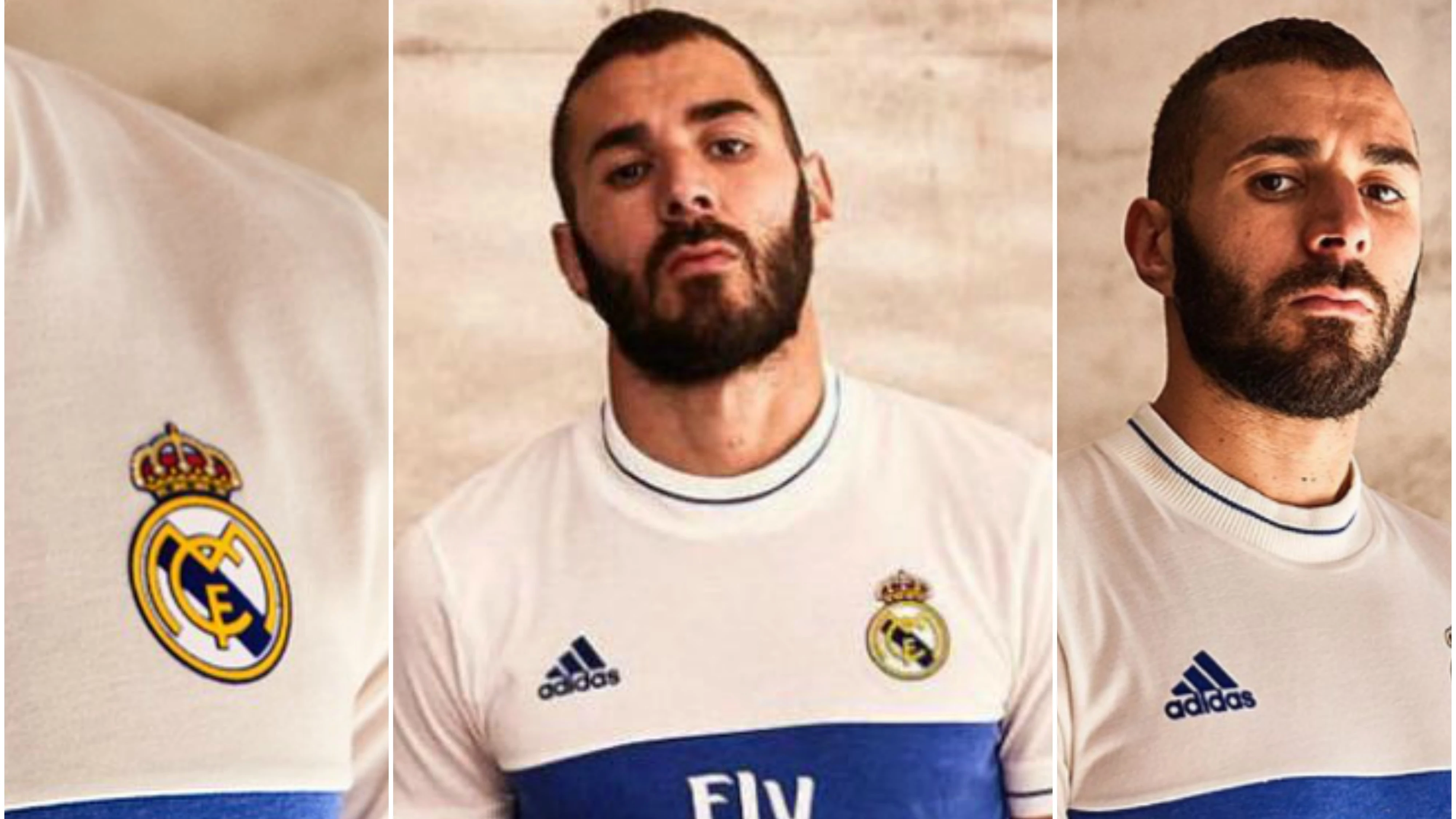 Benzema anuncia la nueva camiseta del Real Madrid