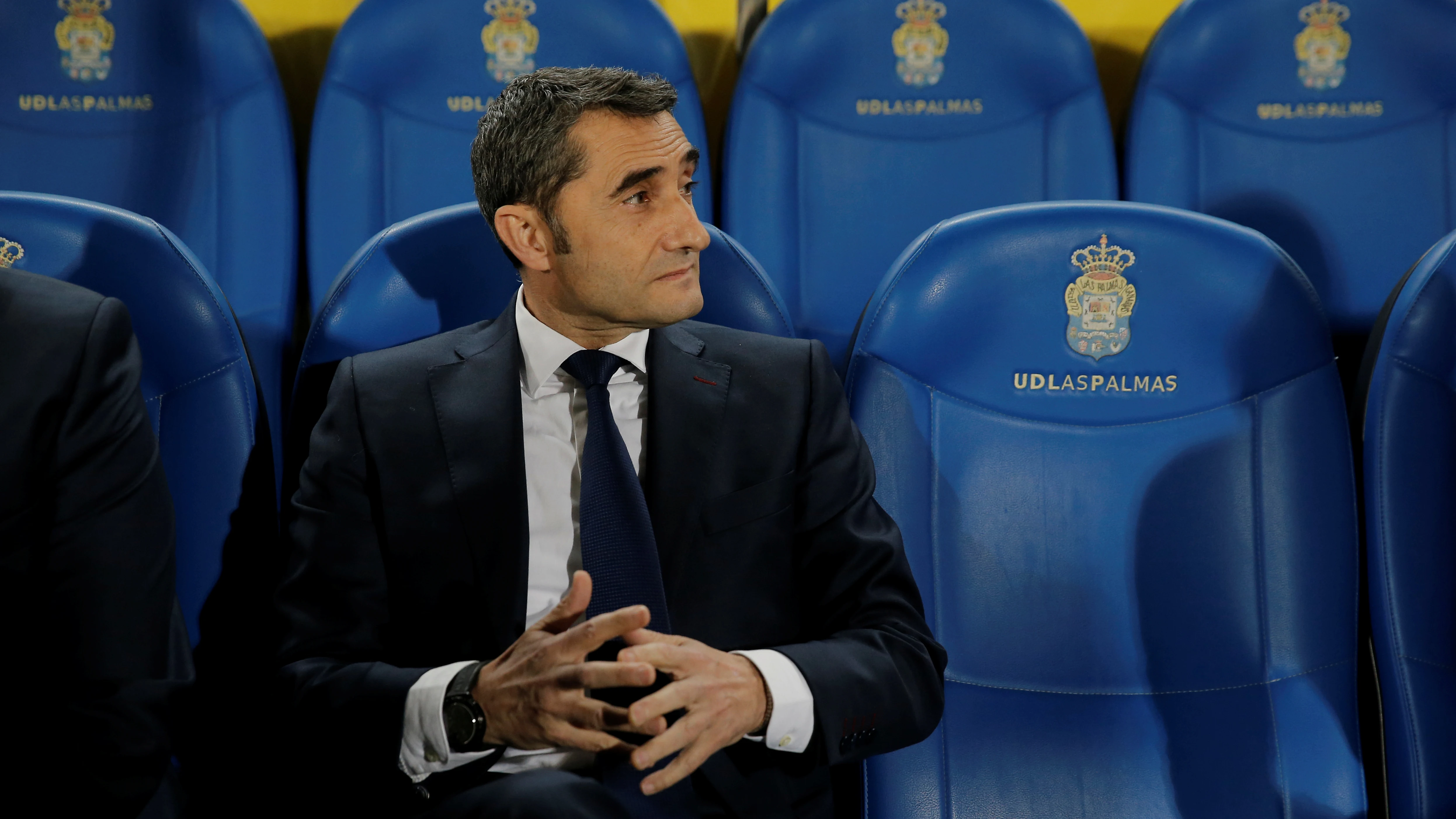 Valverde, en el banquillo de la UD Las Palmas