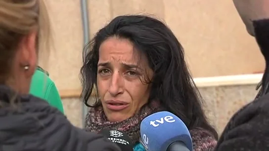La madre del niño desaparecido en Níjar La madre del niño desaparecido en Níjar