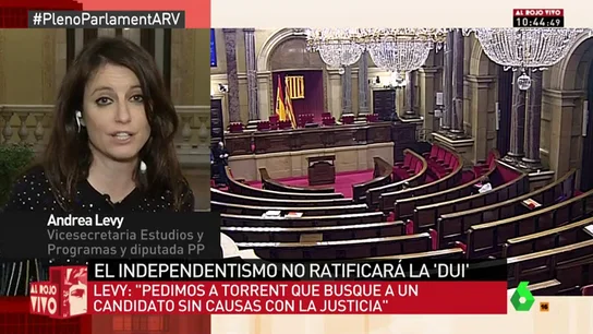 Andrea Levy, en Al Rojo Vivo Andrea Levy, en Al Rojo Vivo