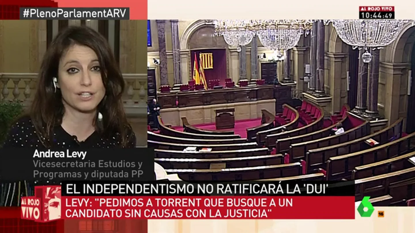 Andrea Levy, en Al Rojo Vivo Andrea Levy, en Al Rojo Vivo