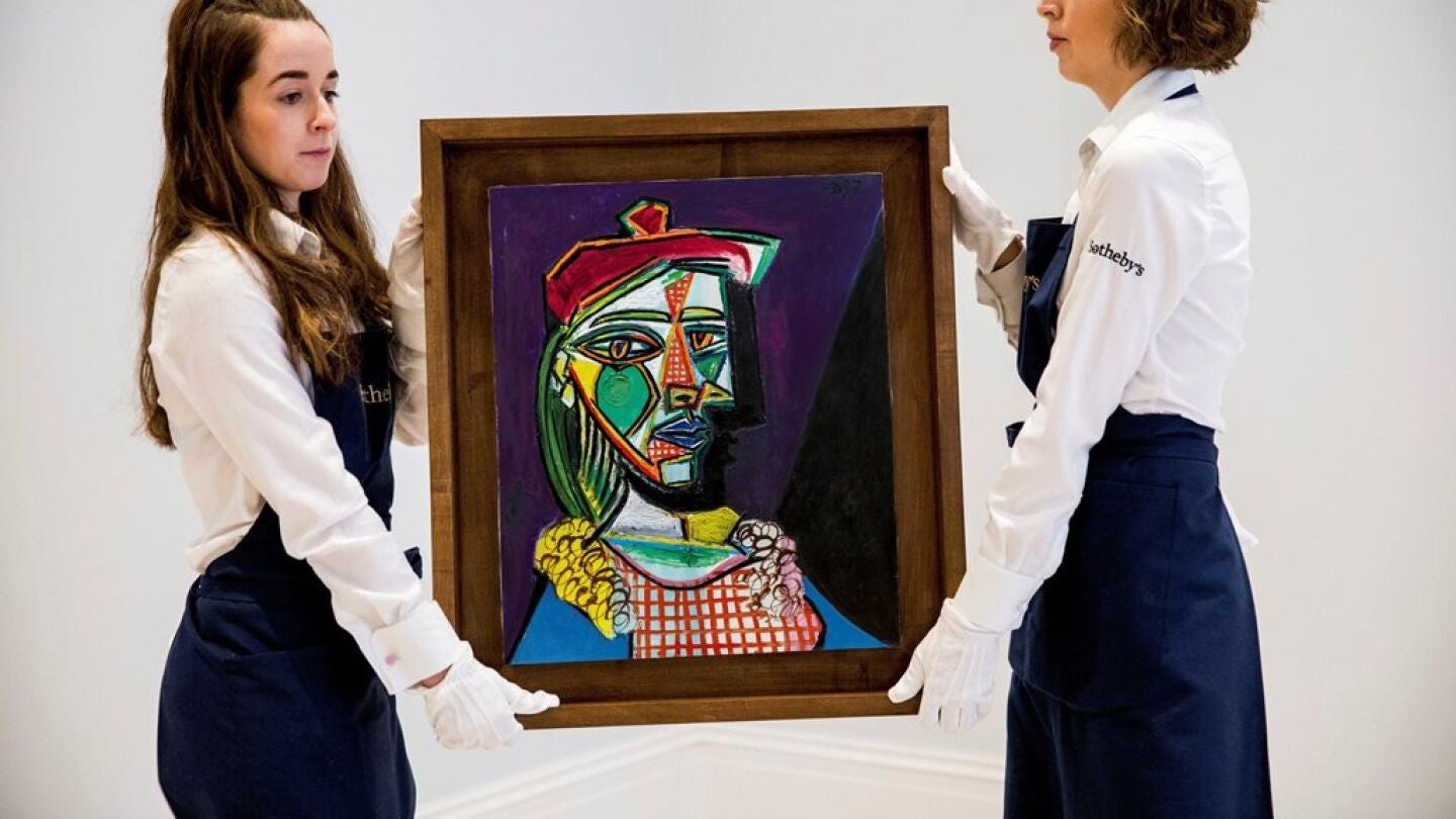 Marie-Th&eacute;r&egrave;se Walter, pintura de Picasso vendida por 56,7 milones de euros
