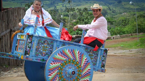 El boyeo y la carreta, llega el color a San Antonio de Escazú 